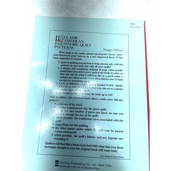 115 Classic American Patchwork Quilt Patterns Maggie Malone - Picture 2 of 2